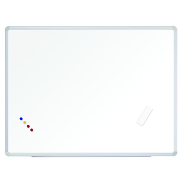 Tableau d'affichage blanc pour feutre - 90x120 cm