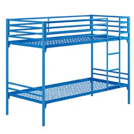 Lit superposé sommier treillis époxy - 90x200 cm