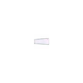 Piste graphique murale en email blanc - 200x 60 cm