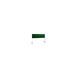 Piste graphique mobile vert pour craie piètement époxy - L200xH120 cm - Gris RAL 9006