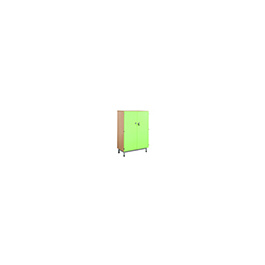 Armoire PICCOLO 2 portes mélaminé piètement époxy - L90xP45xH140 cm