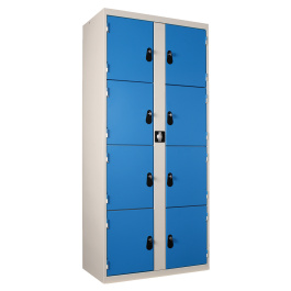 Casiers visitable 8 cases - L90xP50xH198 cm