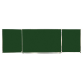 Tableau triptyque vert pour craie 150x100 cm
