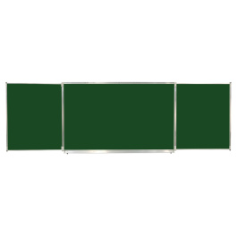 Tableau triptyque vert pour craie 150x100 cm