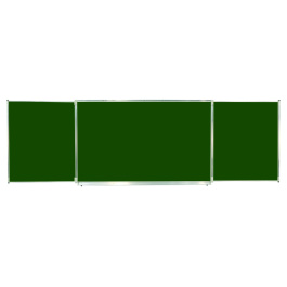 Tableau triptyque vert pour craie 150x120 cm