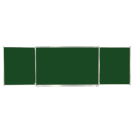 Tableau triptyque vert pour craie 200x120 cm