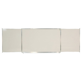 Tableau triptyque blanc pour feutre 200x120 cm