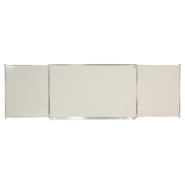 Tableau triptyque blanc pour feutre 200x120 cm