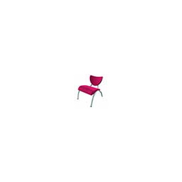 Chauffeuse AINHOA assise/dossier tissu enduit pièt. époxy - L60xP68xH73 cm - Stock