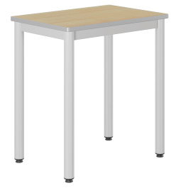 Table CARELIE plateau stratifié chant polyuréthane 70x50 cm - T6 - stock