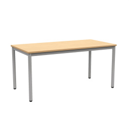 Table CARELIE plateau stratifié chant polyuréthane - 160x80 cm - T1 à T6 - Stock