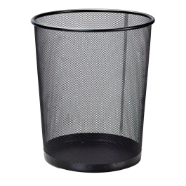 Corbeille à papier acier ajouré - 19L - D29xH35,6 cm