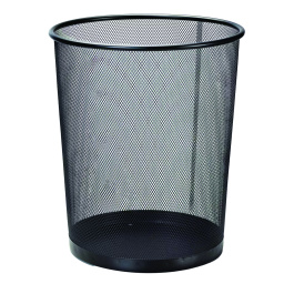 Corbeille à papier acier ajouré - 19L - D29xH35,6 cm