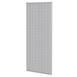 Claustra acoustique panneaux bois absorbants cadre alu - 80x160 cm
