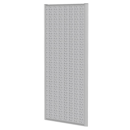 Claustra acoustique panneaux bois absorbants cadre alu - 80x160 cm