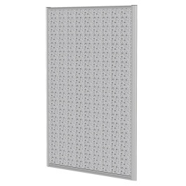 Claustra acoustique panneaux bois absorbants cadre alu - 120x160 cm
