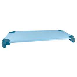 Couchette en toile thermosoudée, bleu, empilable