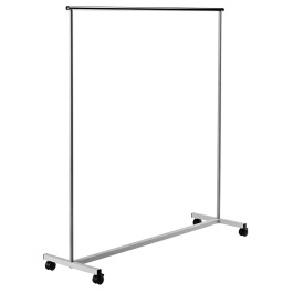 Vestiaire mobile capacité 40 cintres - L150xP45,5H160 cm - Gris alu