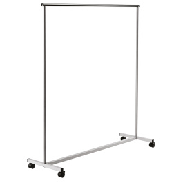 Vestiaire mobile capacité 40 cintres - L150xP45,5H160 cm - Gris alu