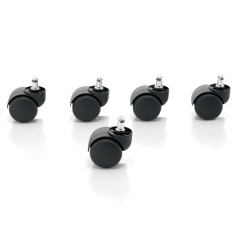 Lot de 5 roulettes freinées pour siège SMILE PG