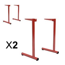 Lot de 2 Piètements TAGE DL D45 époxy - pour syst. poutre - T6 - Stock