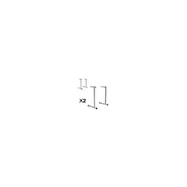 Lot de 2 Piètements TAGE DL D45 époxy - pour syst. poutre - T6 - Stock