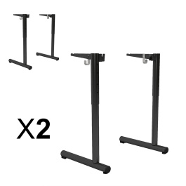 Lot de 2 Piètements TAGE DL D45 époxy - pour syst. poutre - HR T3 à T6  avec crochet - Stock