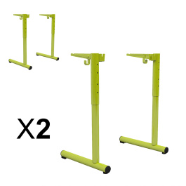 Lot de 2 Piètements TAGE DL D45 époxy - pour syst. poutre - HR T3 à T6  avec crochet - Stock