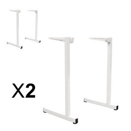 Lot de 2 Piètements GANGE DL 40x27 époxy - pour syst. poutre - T6 - Stock