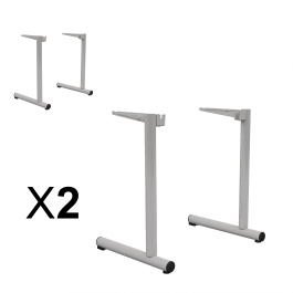 Lot de 2 Piètements TAGE DL D45 époxy - pour syst. poutre - T4- Stock