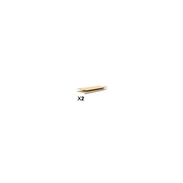 Lot de 2 Plateaux TAGE GANGE ép.19 mm mélaminé chant ABS - Syst. Poutre - 130x50- Stock